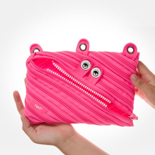 Image of ZIPIT Monster 3-Ring Pencil Case, Pink