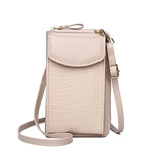 MENGDIYAQIAN Petit sac à bandoulière pour femmes Pu cuir femme épaule sacs à main dames embrayages portefeuille sac à main téléphone sac Cover