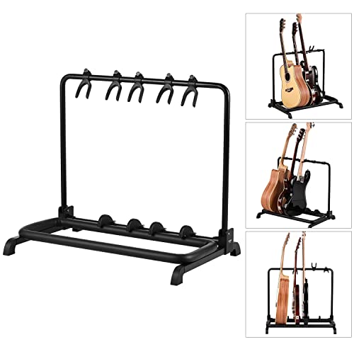 VUBLY Support de guitare pliable 5 supports pour rangement de guitare, convient pour les écrans multi-guitares et… - Les Beatles, Paul McCartney, John Lennon, RIngo Starr, George Harrison VUBLY Support de guitare pliable 5 supports pour rangement de guitare, convient pour les écrans multi-guitares et… – Image 3