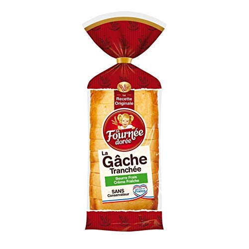 LA FOURNEE DOREE - Gâche Tranchée 500G - Lot De 4 - livraison offerte