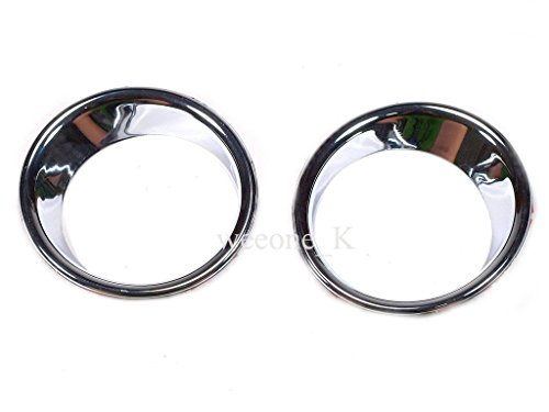 K1AutoParts Front Chrome Fog Light Lamp Cover Trim For Toyota Hilux Vigo Champ 2012 2013 2014 V.3