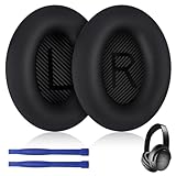 Installation Facile: Kit inclut une paire de coussinets, 1 paire de grilles de protection internes et 2 outil de montage en plastique dédié. Retirez simplement les anciens coussinets et alignez simplement les nouveaux coussinets sur les supports de l'écouteur et enclenchez-les d'un geste sûr et précis. L'mousse pour Bo-se QC35 installation est intuitive, sécurisée et ne nécessite aucune compétence technique