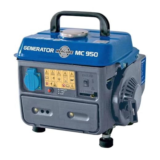 Mercure 450009 Groupe électrogène 2 temps 780 W