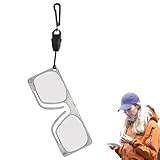 Clip-on nose Fly Fishing Glasses – One hand use design – Fast Clip setup on vest. 8290
