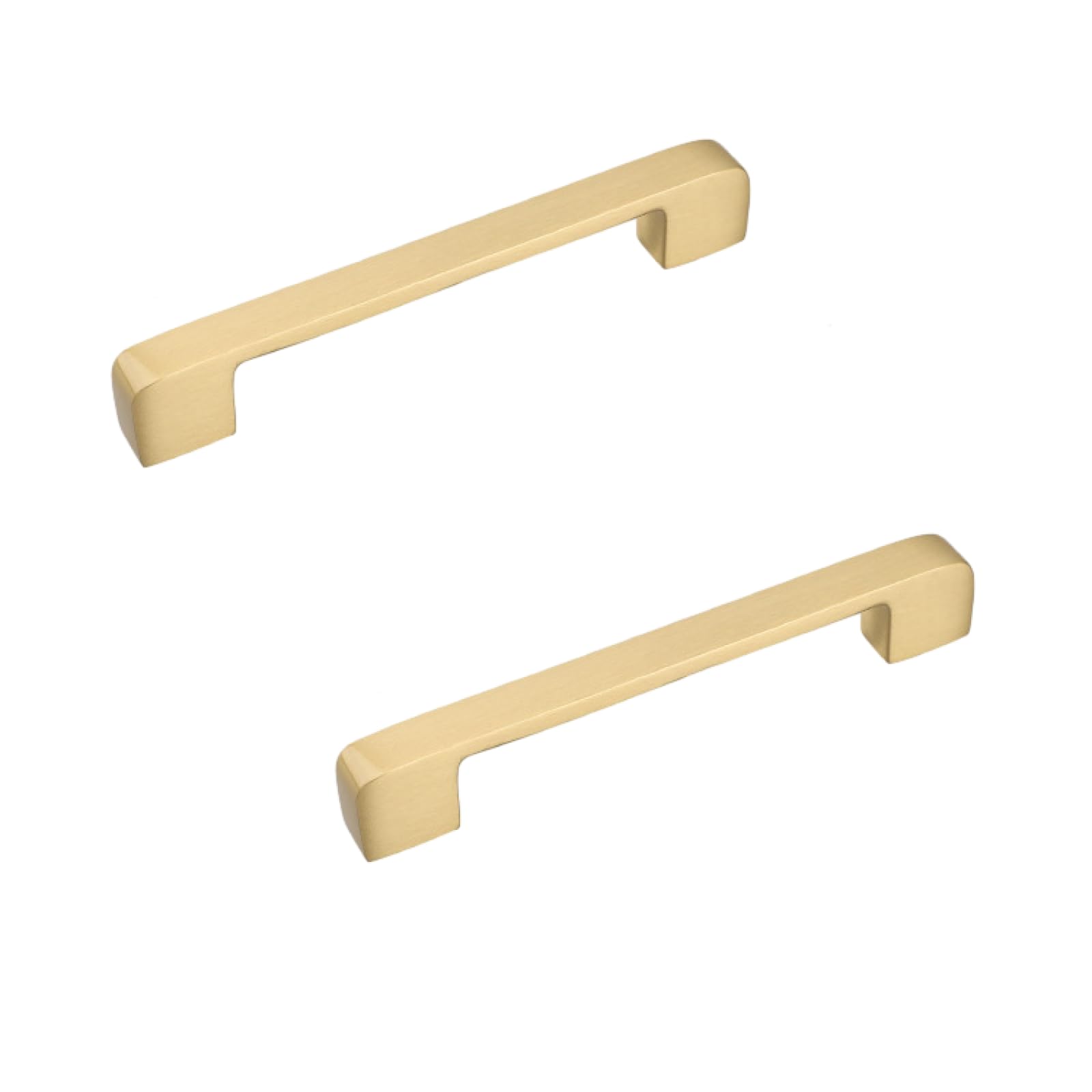 Poignée de tiroir en laiton massif 64 mm au design luxueux et épuré pour armoire et placard