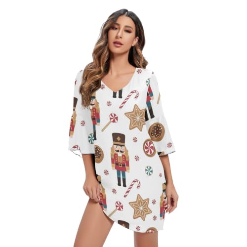 Robe courte imprimée soldats casse-noisette pour vos terrasses
