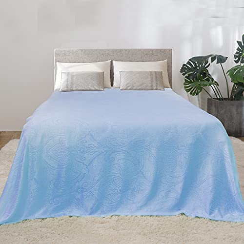 Arc Chill Cooling Blanket For Hot Flashes Cool Ice Silk Bamboo Cooling Blanket For Night Sweats Summer Kids Blanket Queen Full Size Camper Must Have Soft Cozy Travel Throw Blanket For Bed Couch #TOP2
