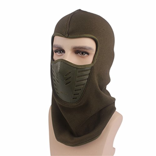 Image of Qhome Outdoor Cotton Winter Neck Face Mask Hood Warmer Balaclava with Plastic Mouth Muffle