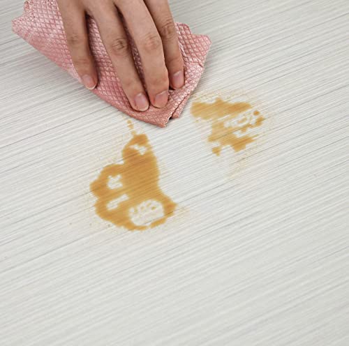 Decoroom 11.81”×118 Faux Grasscloth Wallpaper Beige Peel And Stick Wallpaper Textured Wallpaper Self-Adhesive Wallpaper Removable Diy Wallpaper Vinyl Film Solid Color Wallcovering For Furniture Wall #TOP3