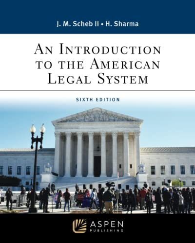 An Introduction To The American Legal System (Aspen Paralegal Series) #TOP18