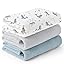 Konssy 2 Pack Muslin Swaddle Blankets, 100% Cotton Receiving Blanket Large 47 X 47 - View #3