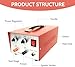 KKYOYRE Jewelry Spot Welder,Spot Welder,Professional Pulse Welding Machine for Gold,K Gold,Silver,Platinum and Steel (Red)
