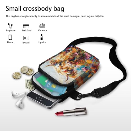 Image of Xpyiqun Small Crossbody Bag Women Phone Purses Sling Shoulder Handbag Cross Body Pouch Wallet Bags