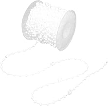 Cortinas de contas cegas verticais cortinas acessórios decoração corrente de rolo sobressalentes corrente de elos corrente de contas 10 metros 10 m para acessórios de cortina verticais persianas verticais (10 m (10 cm)