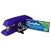 Swingline 3-in-1 Deluxe Desktop Stapler Set, Includes 1250 1/4" S.F.4 Premium Full Strip Staples and Staple Remover, Purple