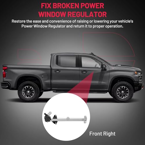 Image of BDFHYK 748-161 Power Window Regulator with Motor Front Right Compatible with Honda CR-V 2007-2011