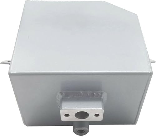 Miniatura 2 de Depósito de aluminio del refrigerador del tanque de aceite compatible con Yamaha Raptor 660R 660 660SE Plata