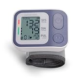 WBPM-200 - Misuratore Professionale Della Pressione Sanguigna Da Polso - Rilevazione Dell'aritmia Cardiaca - Misurazione Automatica Della Pressione Sanguigna - 2 Utenti - 2 X 199 Valori Registrati -