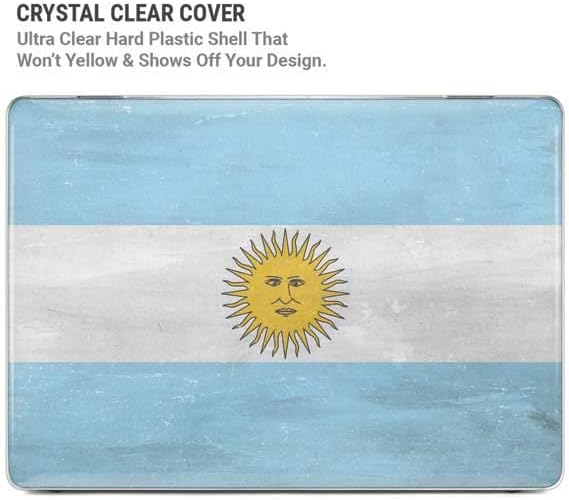 Skinit Case + Skin Compatible with MacBook Pro 16in (2021) Originally Designed Argentina Flag Distressed Design