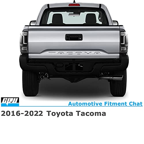 CPW Tail Lights Compatible with [2016 2017 2018 2019 2020 2021 2022 2023 Toyota Tacoma] LED Tube Bar Tail lights (Black/Smoke Lens) - Thumbnail 6