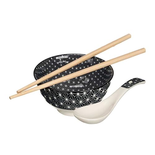 Miniatura 4 de San Ignacio Set 12 Piezas Sushi Negro Colección Kinvara