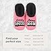 Snoozies Pairable Slipper Socks - Funny House Slippers for Women, Non-Slip Fuzzy Slipper Socks - Soccer Mom - Medium