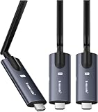 Lemorele Kit HDMI Wireless 1 TX + 2 RX, 1080P@60Hz, 130 m, 5GHz, 50 ms