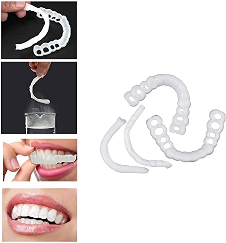 Tooth Repair, Cover The Imperfect Teeth,Fix Your Smile At Home Within Minutes!,Upper And Lower Whitening Teeth Sets2Pcs #TOP6