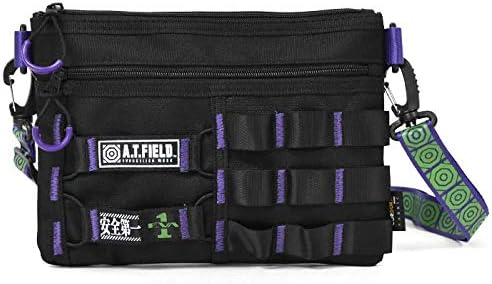 Amazon Device A T Field エヴァンゲリオン コーデュラナイロン サコッシュバッグ Purple ショルダーバッグ