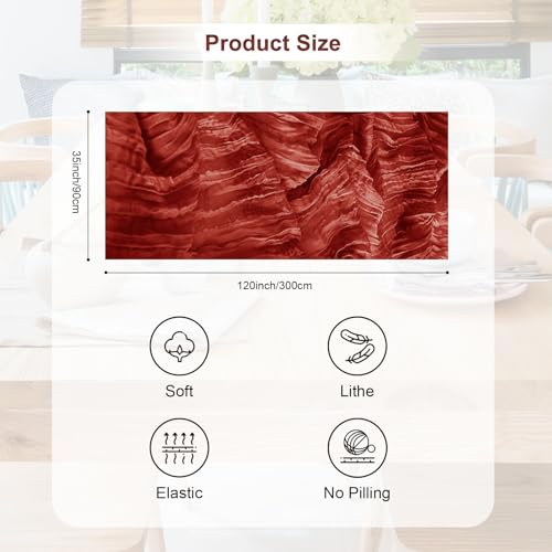 1packterracottacheeseclothtablerunner35x120inch10ftrusticgauzecheeseclothtablerunnersheercheeseclothtablerunnersforweddingpartybridalshowerdecoration Urban Country Home Decor 1 pack terracotta cheesecloth table runner 35×120 inch 10ft rustic gauze cheese cloth table runner sheer cheesecloth table runners for wedding party bridal shower decoration urban country home decor