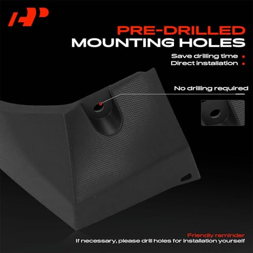 Image of A-Premium Mud Flaps Compatible with Subaru Ascent 2019 2020 2021 2022 2023, No Drilling Required Mud Guards with Hardware Accessories, Set of 4 Front and Rear