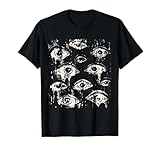 Eyes Eyeballs Weird Goth Grunge Alt Y2K Strange Aesthetic T-Shirt