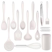 Herogo Küchenhelfer Set, 22-teiliges Silikon Kochutensilien Set mit
