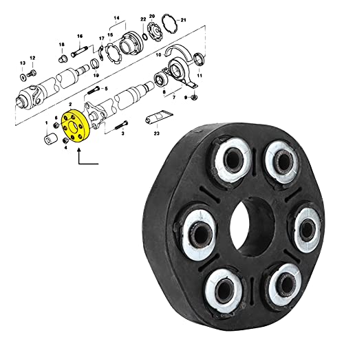 Aramox Substituição de metal do acoplador de eixo de acionamento central para 1 série E81 123 D 03.0