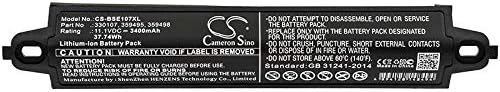 11.1V High-Performance Replacement Battery for Bose Sound 20 Soundlink 2 Soundlink II SoundLink 3 Soundlink 404600 with 330105 359498 404900 330107 330107A 359495 330105A 404600/3400mAh