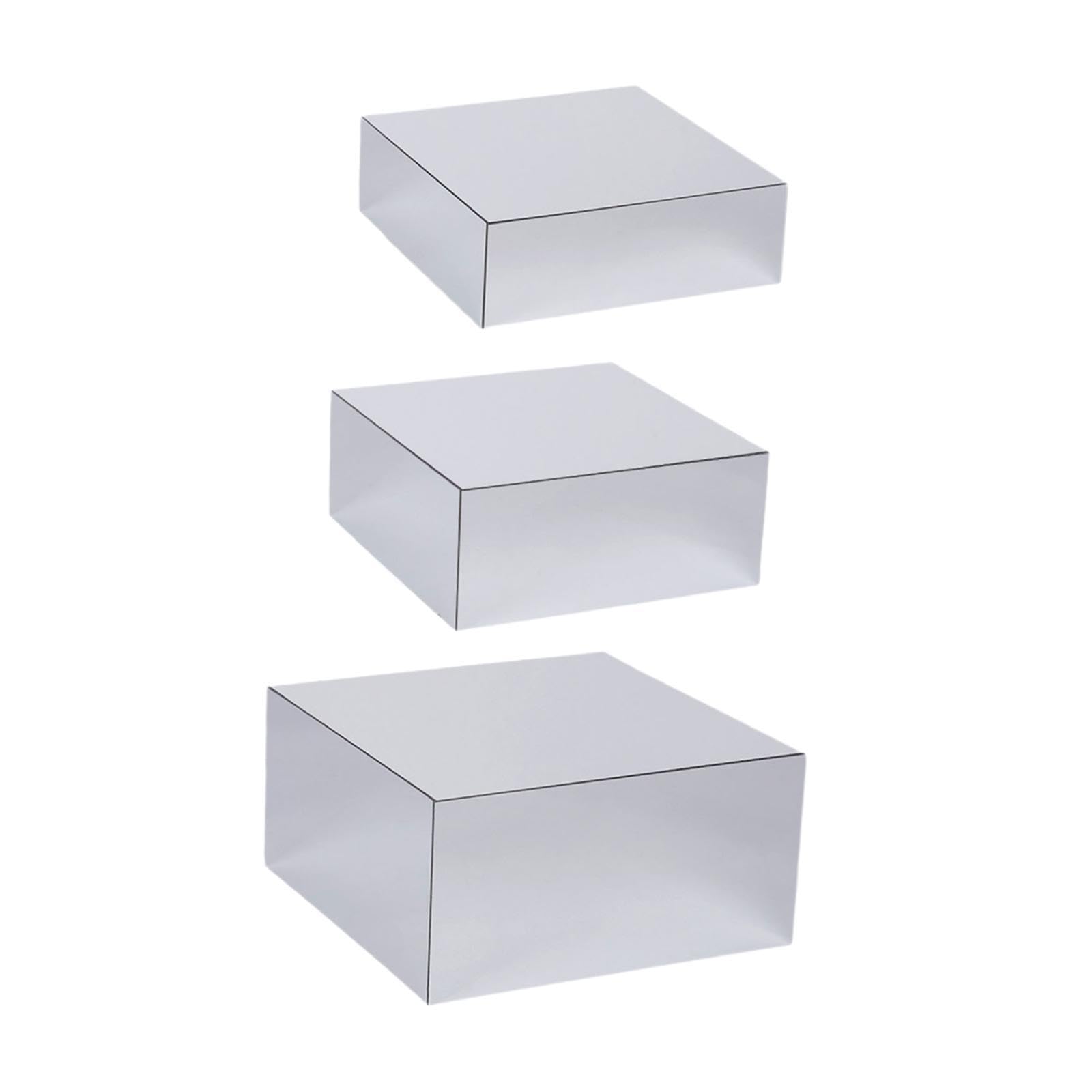 PIXZCSA Dessert Stand Food Service Display Riser Gets for Creative With Arrangements Showcasing Desserts And Sweet Treats Weddings Cupcake Candy Food Parties , 3 pcs