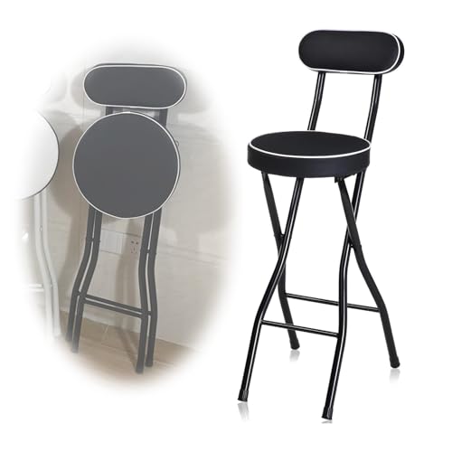 Tabouret de bar pliable gain de place pour petits appartements et cuisines d'adultes
