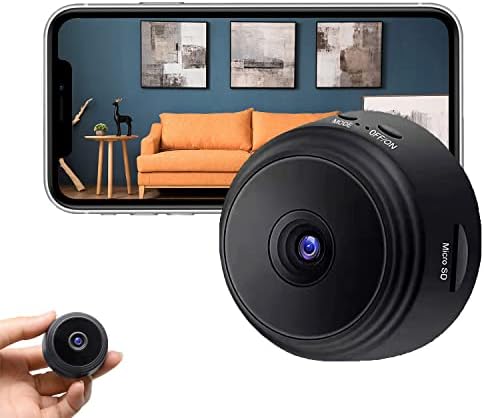 TOAUOT Spy Hidden Camera,1080P Magnetic WiFi Mini Nanny Cam Wireless Camera for Home Office Security,Secret House Camera with Motion Detection Night Vision
