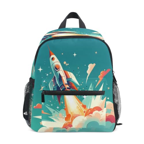 Sac à dos maternelle fusée ergonomique et léger pour la rentrée des garçons