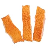 FELTECHELECTR 3stücke Teiliges Künstliche Frittierte Schweinekoteletts Modell Lebensmittel Spielzeug Für Dekoration Und Fotografie Material Realistische Nachbildung Für Küche Und Party