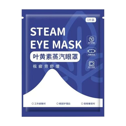 Almohadilla Térmica Ocular - Parche Térmico para Viajes | Antifaz Portátil Bloquealuz Relajación Sueño Meditación Nocturna Vuelo en Avión