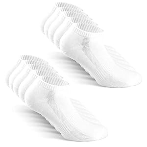 TUUHAW Sneaker Socken Herren Damen Sportsocken 10Paar Halbsocken Kurze Atmungsaktive Baumwolle