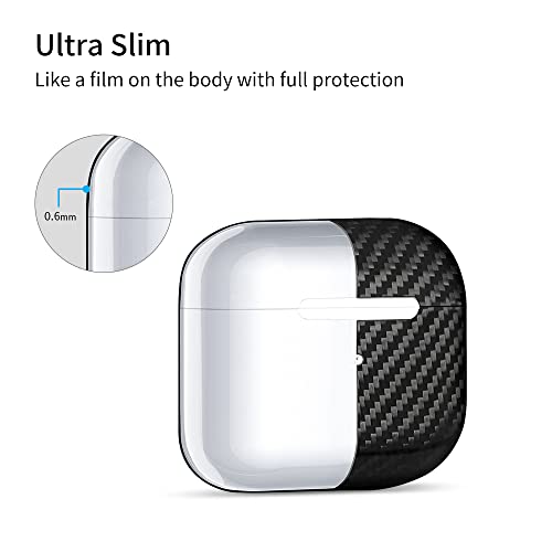 Monocarbon Carbon Fiber Case For Airpods 3 Magnetic Wireless Charging Airpod 3 Cover, Slim Carbon Fibre Cover For Airpods 3 Earbuds-Ultra Protect #TOP3