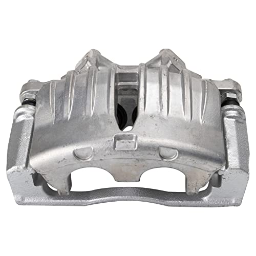 Image of TRQ Front Left Brake Caliper w /Bracket Drivers Side