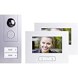m-e Vistus VD-6720-7-Pulgadas Monitor 2-Family House Video-Portero Automtico De Juego Completo