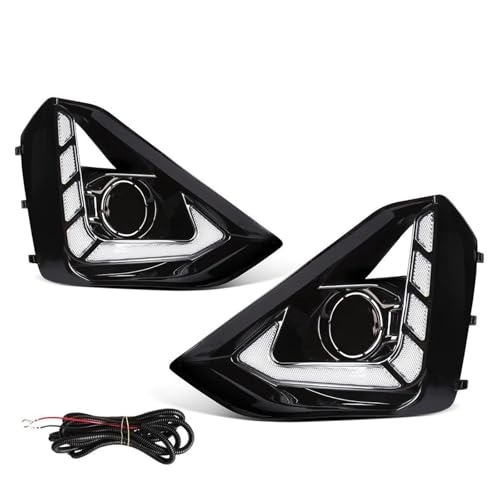 Feu avant antibrouillard pour Civic et CR-V 2021-2024 optique bicolore jaune et blanc