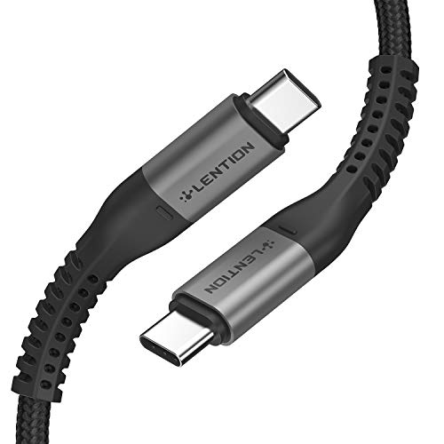 USB C to USB C Cable 3.3ft 100W, LENTION Type C 20V/5A Fast