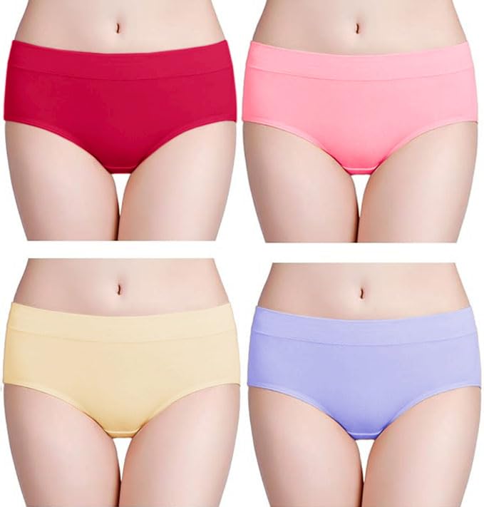 diving deep Breathable Cotton Panties for Women, Stretchy Hipster Women's Underwear, mid Waist Ladies Underpants, Multipack Briefs Panties for Women-picture-47