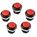 Produktbild PsmGoods 5 Momentary EIN/Aus-Taster Horn Schalter für Auto Auto (Red)