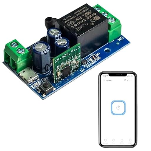 QIACHIP Interruptor Inteligente WIFI Módulo Ewelink APP Relé Wifi 1 canal, 5V, 12V, 24V Inlay inalámbrico Momentáneo/Autoblocante Control remoto con Alexa Google Home | Ya disponible en tu tienda friki favorita! En mundofriki.es!